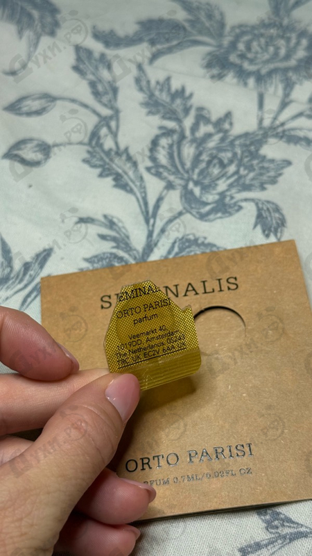 Парфюмерия Seminalis от Orto Parisi
