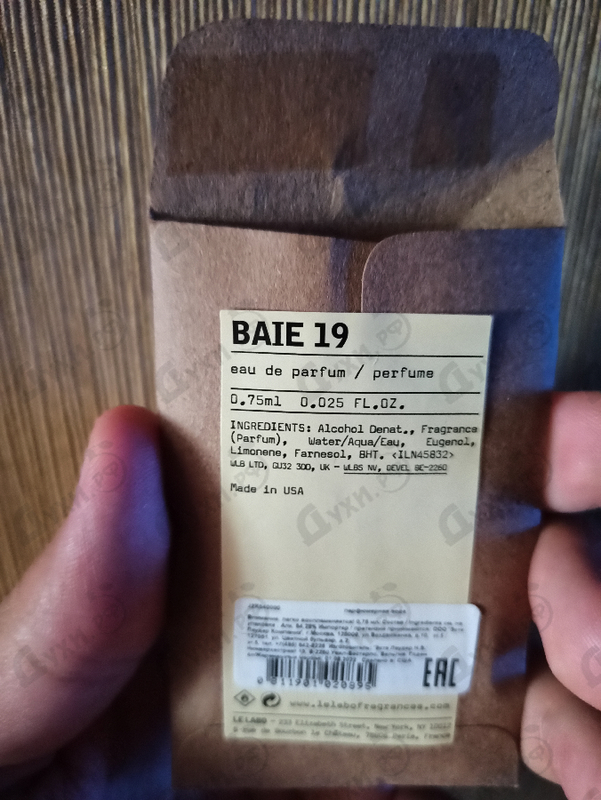 Духи Baie 19 от Le Labo