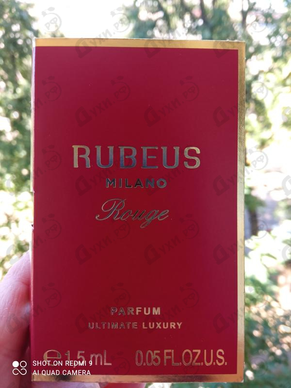 Отзывы Rubeus Milano Rouge Купить Rouge от Rubeus Milano