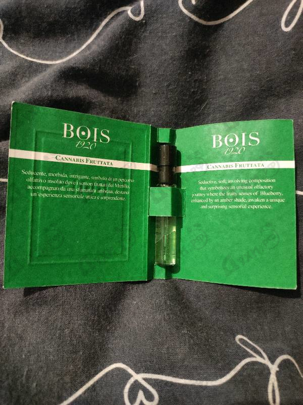Духи Cannabis Fruttata от BOIS 1920