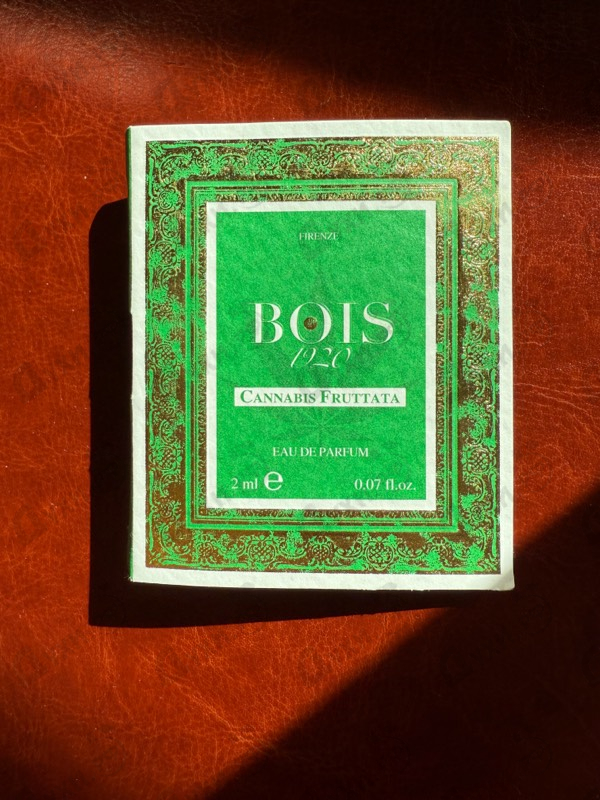 Духи Cannabis Fruttata от BOIS 1920
