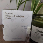 Отзывы Maison Francis Kurkdjian Amyris Extrait De Parfum