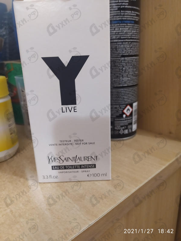 Парфюмерия Y Live Intense от Yves Saint Laurent