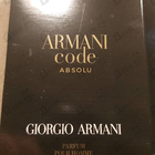 Отзывы Giorgio Armani Code Absolu