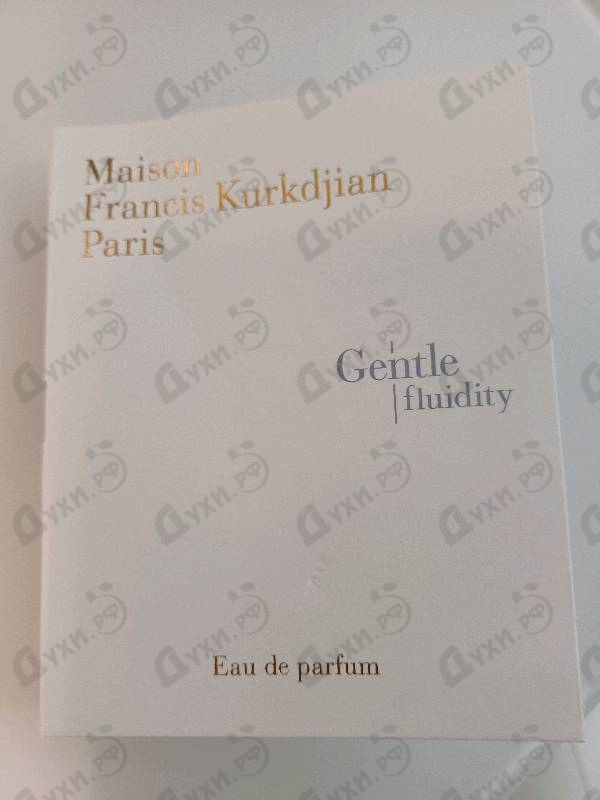 Отзыв Maison Francis Kurkdjian Gentle Fluidity Silver