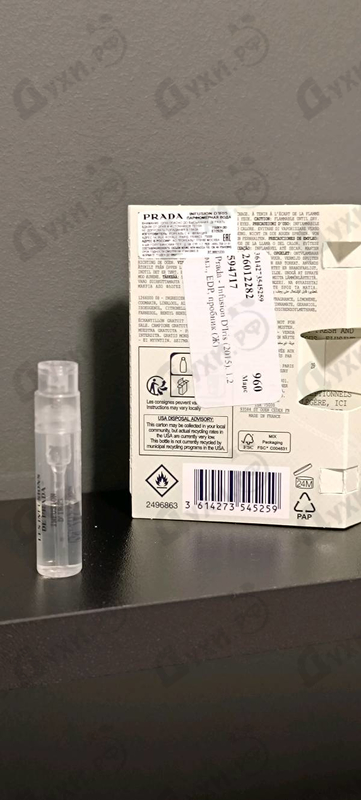 Парфюмерия Infusion D'Iris (2015) от Prada