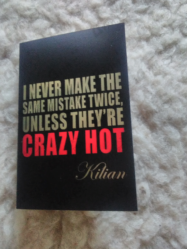 Отзыв Kilian I Never Make The Same Mistake Twice, Unless They're Crazy Hot