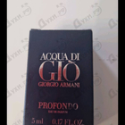 Парфюм Giorgio Armani Acqua Di Gio Profondo