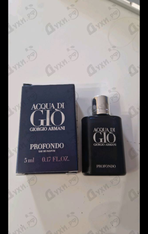 Парфюмерия Acqua Di Gio Profondo от Giorgio Armani