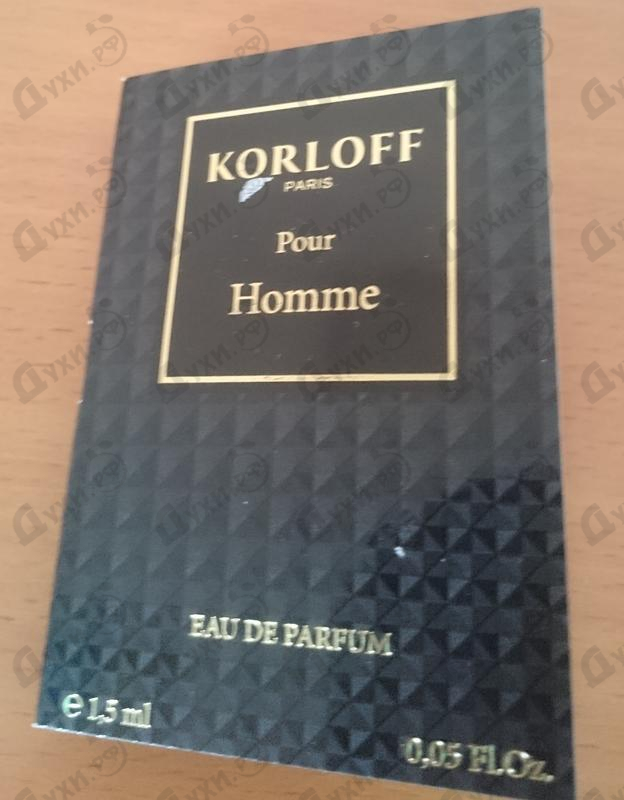 Духи Pour Homme от Korloff