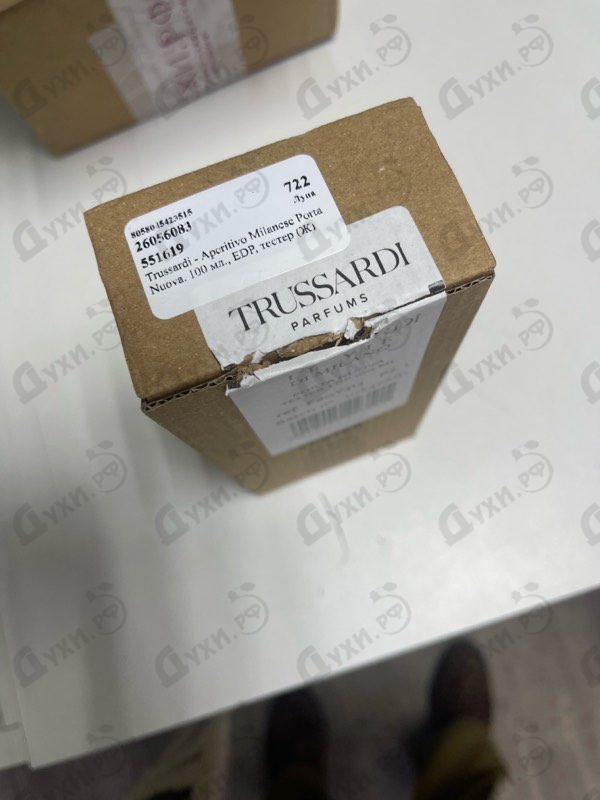 Духи Aperitivo Milanese Porta Nuova от Trussardi