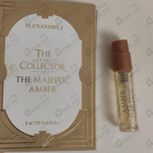 Духи The Majestic Amber от Alexandre J