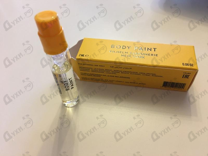 Духи Body Paint от Vilhelm Parfumerie