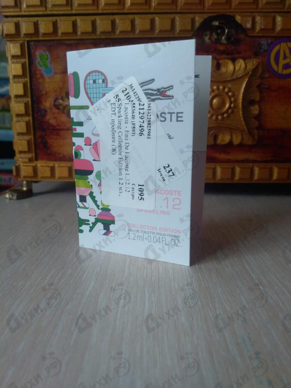 Духи Eau De Lacoste L.12.12 Sparkling Collector Edition от Lacoste Отзыв Lacoste Eau De Lacoste L.12.12 Sparkling Collector Edition