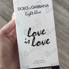 Отзыв Dolce & Gabbana Light Blue Love Is Love