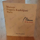 Отзыв Maison Francis Kurkdjian L'Homme A La Rose