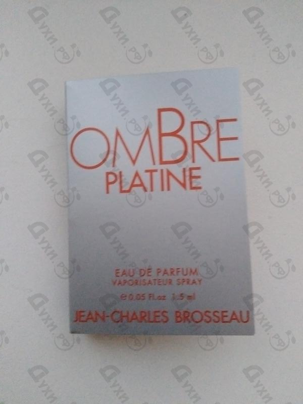 Духи Ombre Platine от Jean Charles Brosseau