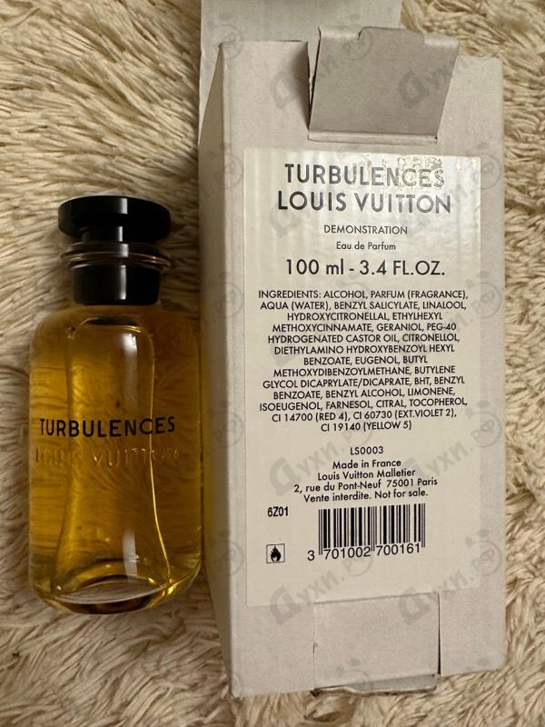 Парфюмерия Turbulences от Louis Vuitton Отзыв Louis Vuitton Turbulences