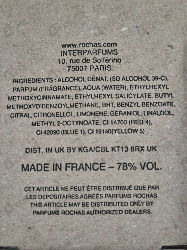 Духи Moustache Eau De Parfum (2018) от Rochas