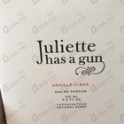 Духи Vanilla Vibes от Juliette Has A Gun
