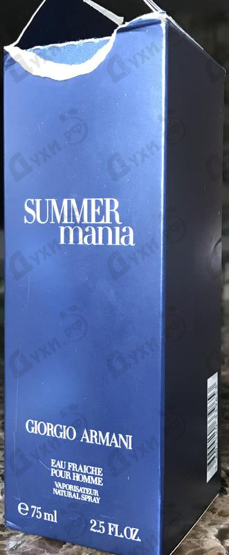 Отзывы Giorgio Armani Mania Summer Eau Fraiche