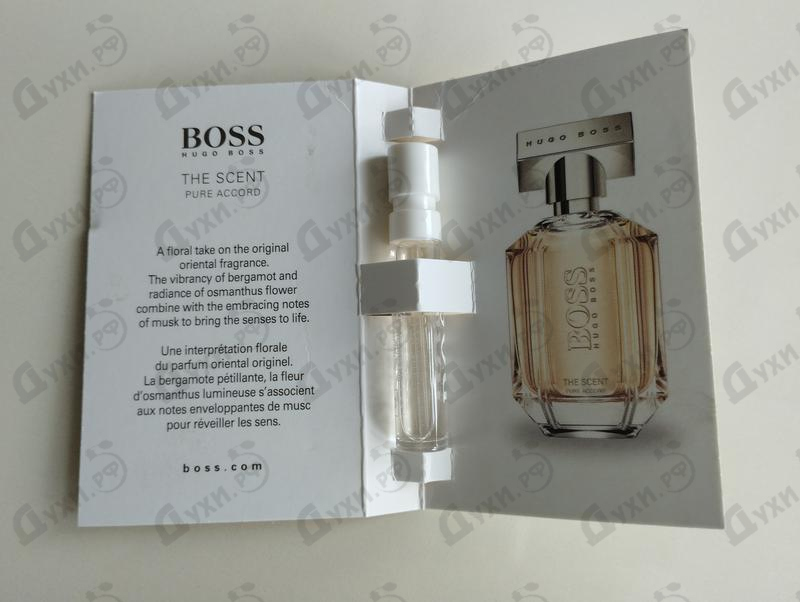 Парфюмерия The Scent Pure Accord от Hugo Boss