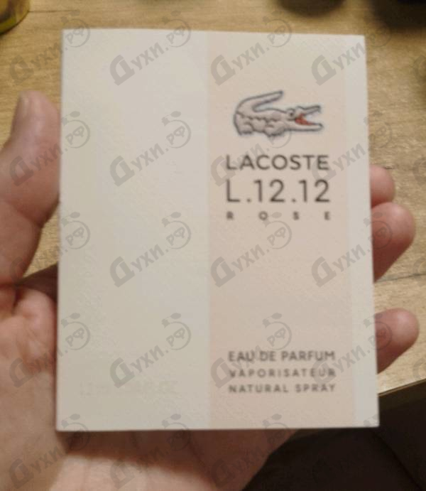 Купить L.12.12 Rose Eau De Parfum от Lacoste