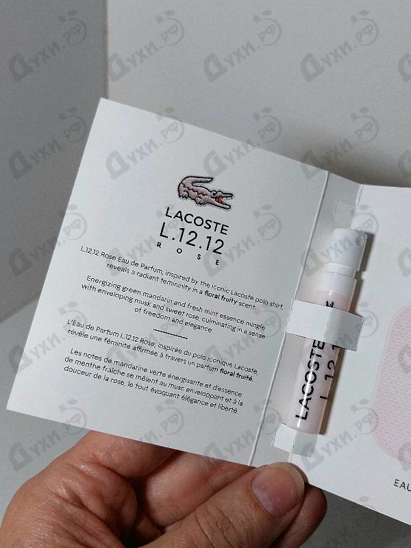 Духи L.12.12 Rose Eau De Parfum от Lacoste