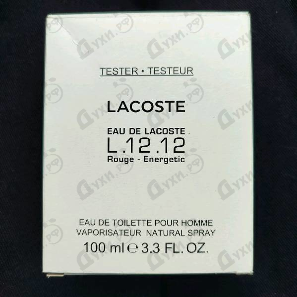 Парфюмерия L.12.12 Rouge Energetic от Lacoste
