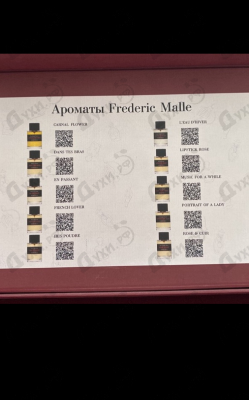 Парфюмерия Духи.рф Набор #14. Ароматы Frederic Malle. Духи Набор #14. Ароматы Frederic Malle. от Духи.рф