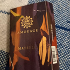 Отзыв Amouage Material