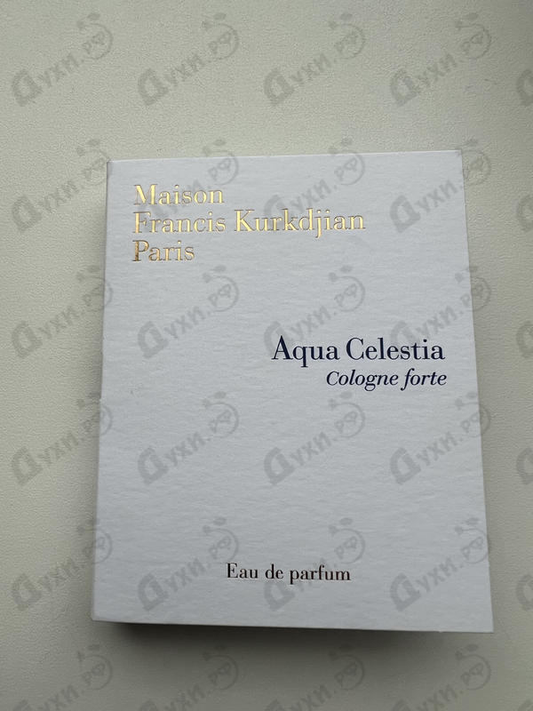 Отзыв Maison Francis Kurkdjian Aqua Celestia Cologne Forte