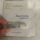 Отзыв Maison Francis Kurkdjian Aqua Celestia Cologne Forte