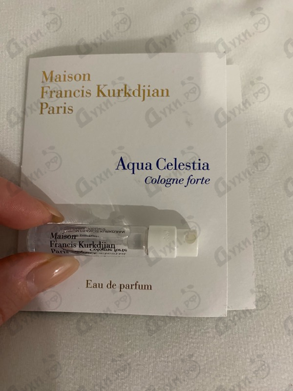 Отзыв Maison Francis Kurkdjian Aqua Celestia Cologne Forte