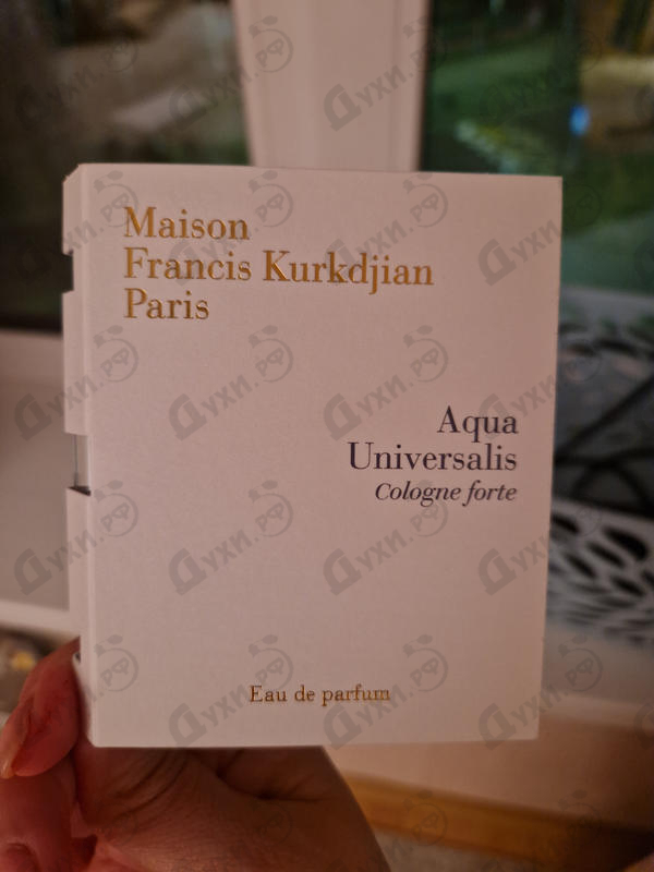 Духи Aqua Universalis Cologne Forte от Maison Francis Kurkdjian