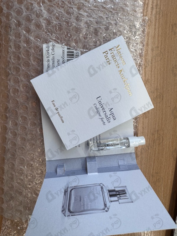 Отзыв Maison Francis Kurkdjian Aqua Universalis Cologne Forte