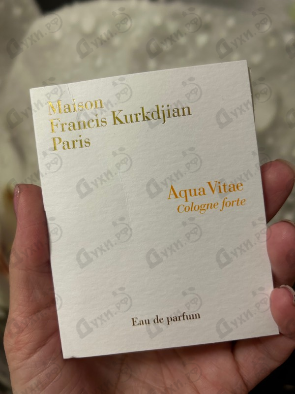 Парфюмерия Aqua Vitae Cologne Forte от Maison Francis Kurkdjian