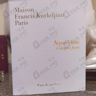 Духи Aqua Vitae Cologne Forte от Maison Francis Kurkdjian