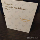 Отзыв Maison Francis Kurkdjian Aqua Vitae Cologne Forte