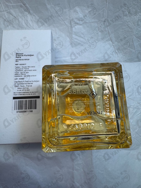 Духи Aqua Vitae Cologne Forte от Maison Francis Kurkdjian