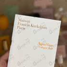 Духи Aqua Vitae Cologne Forte от Maison Francis Kurkdjian