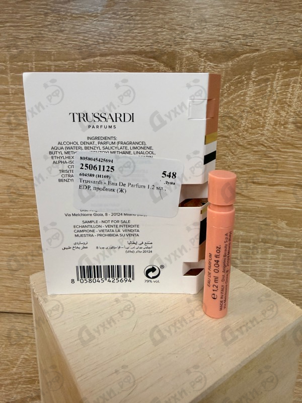 Духи Eau De Parfum от Trussardi