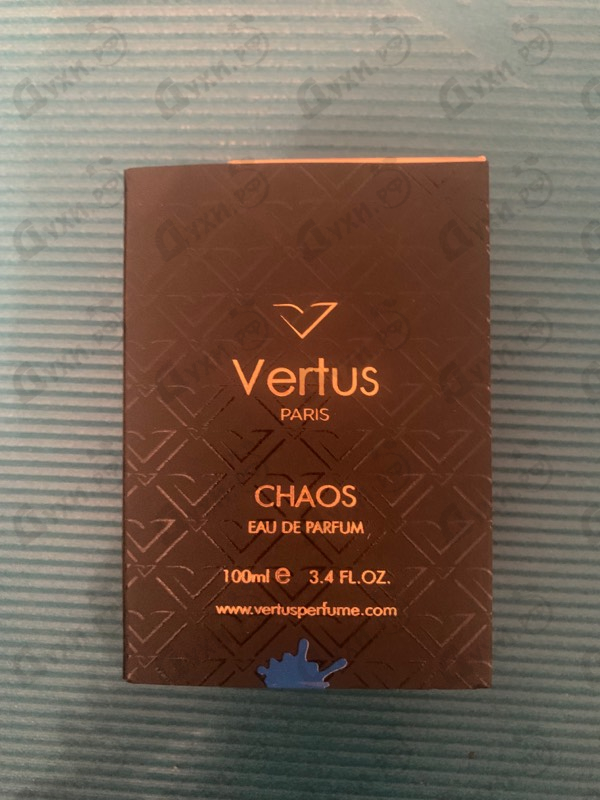 Отзыв Vertus Chaos Парфюмерия Chaos от Vertus
