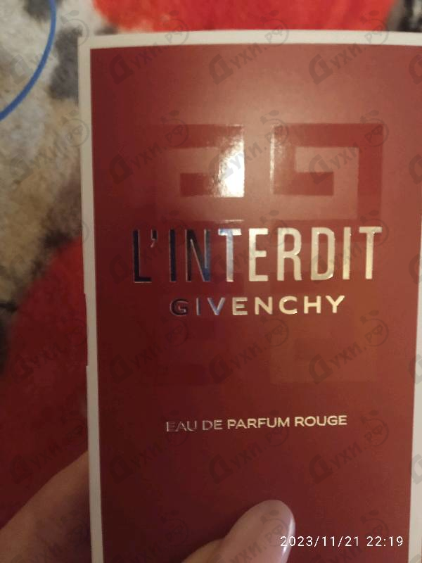 Духи L'Interdit Eau De Parfum Rouge от Givenchy