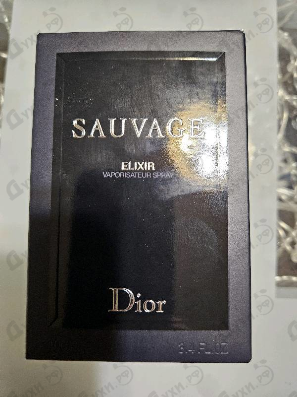 Парфюмерия Sauvage Elixir от Christian Dior