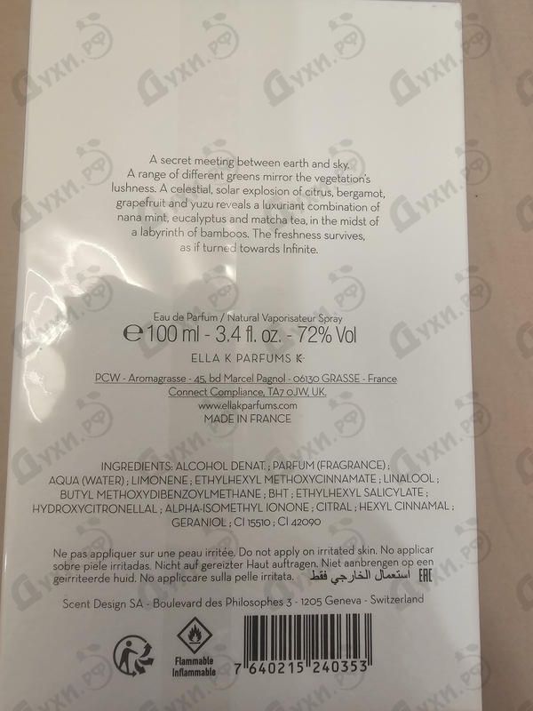 Парфюмерия Poeme De Sagano от Ella K