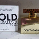 Духи The One Gold от Dolce & Gabbana