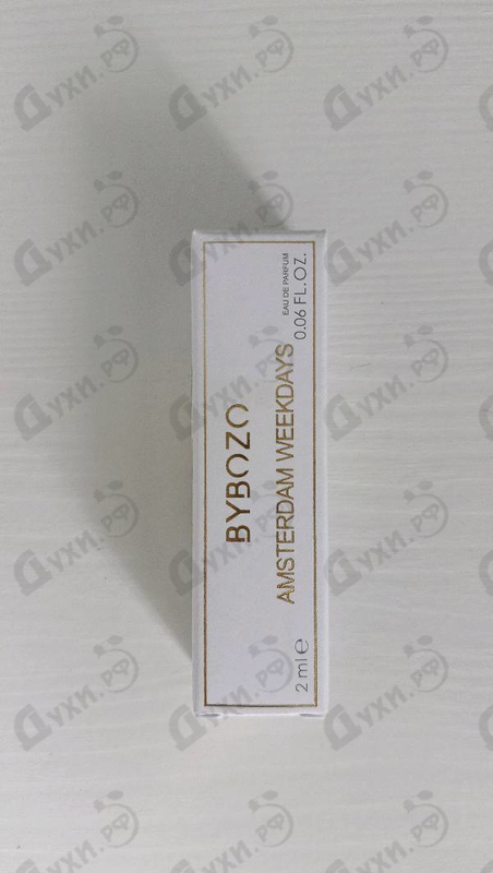 Парфюмерия Amsterdam Weekdays от ByBozo