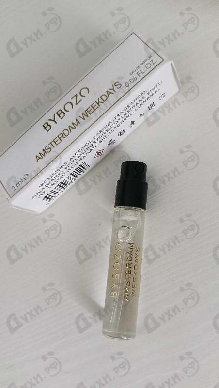 Духи Amsterdam Weekdays от ByBozo