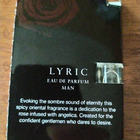 Духи Lyric от Amouage